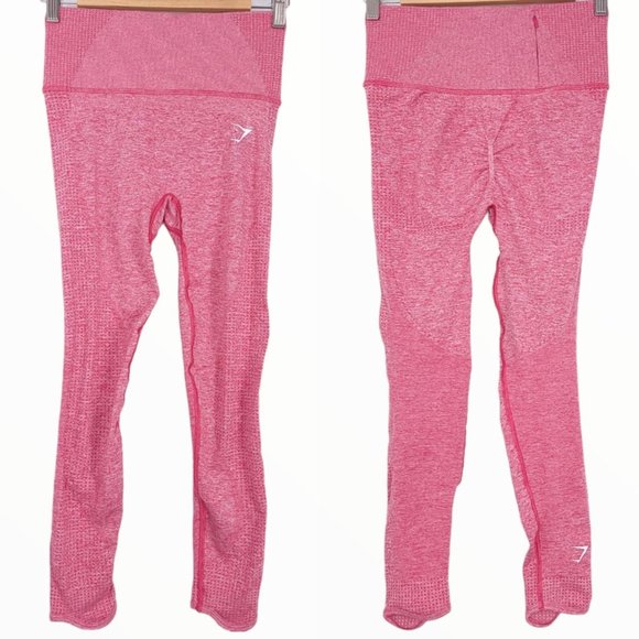 Gymshark Pants - Gymshark Vital Boost Legging Dark Sunset Pink Sports Size Small